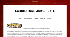 Desktop Screenshot of cobblestonemarketcafe.com